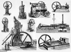 蒸汽机的发明和应用使人类从手工劳动向机器生产转变