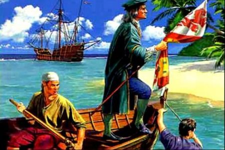 哥伦布发现新大陆的